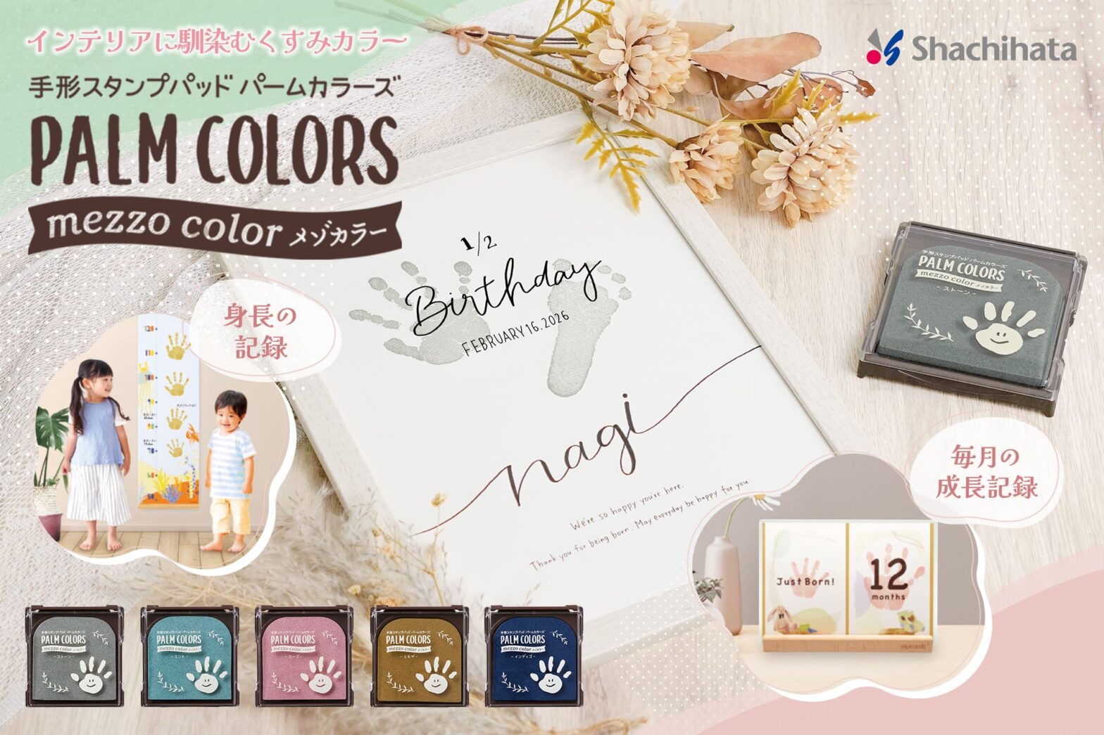 〜 PALM COLORS mezzo color 〜人気シリーズにくすみカラーが登場！