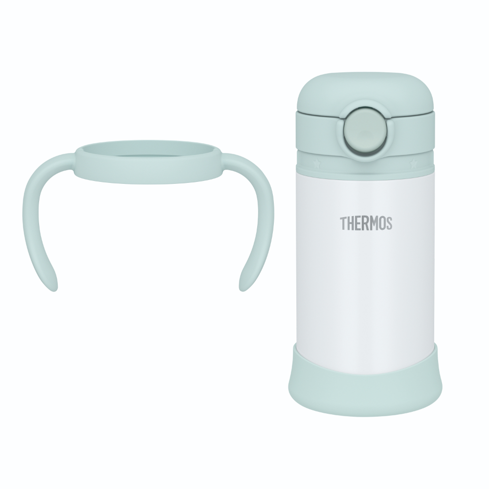 サーモス THERMOS まほうびんのベビーストローマグ 350ml 水筒 保冷専用 お手入れ簡単 交換用ストロー付_3