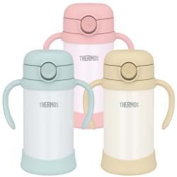 サーモス THERMOS まほうびんのベビーストローマグ 350ml 水筒 保冷専用 お手入れ簡単 交換用ストロー付_1