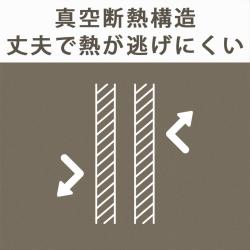 フォルテック　食洗器対応 シームレス 水筒 マグボトル 700ml スクリュー栓 真空断熱ボトル 保温 保冷_6